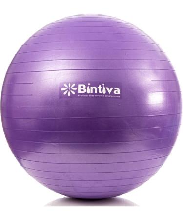 Black Anti-Burst Exercise Stability Yoga Ball/Swiss Birthing Gym Ball - Size S (50-55cm) - Buy Online on GoSupps.com