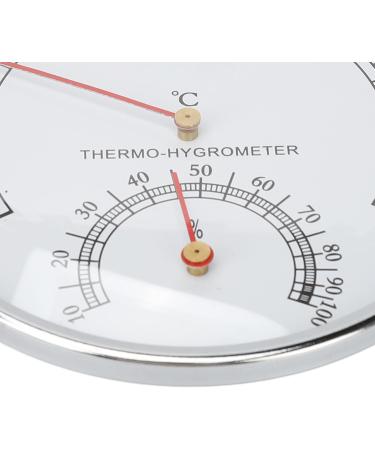 2-in-1 Thermo Hygrometer - High Accuracy Sauna Thermometer & Hygrometer 0 120 C Mechanical with Clear Scale | Worldwide Shipping - Buy Online on GoSupps.com