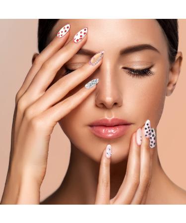 Kocoki 1440pcs Rhinestones for Nails - Multi Shapes Nail Gems for Decoration with Tweezer and Picking Pen - Crystal - Buy Online on GoSupps.com