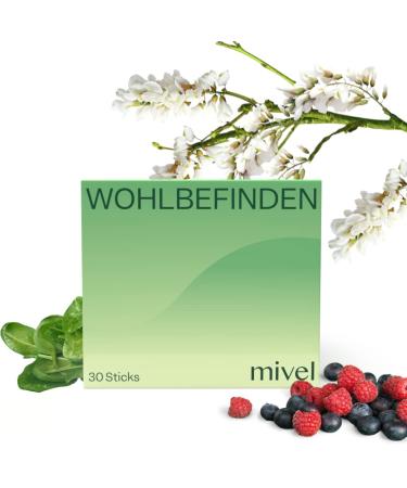 MIVEL well -being probiotic - 9 living premium bacteria 20 billion kbe prebiotics (acacia fibers) 9 vitamins - boost of the intestinal flora better digestion & stool
