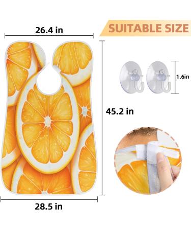 Lemon Beard Bib Apron - Men's Shaving Hair Catcher | Perfect Father's Day & Christmas Gift for Dad & Husband | Includes 2 Suction Cups - Buy Online on GoSupps.com