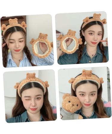 Beatifufu Bear Face Wash Headband Spa Headband for Washing Face Makeup Headband for Washing Face Washing Face Headbands Spa Headbands for Women Facial Headband Bear Makeup Headband - Buy Online on GoSupps.com