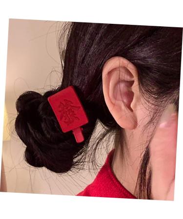 12 Pairs mahjong hairpin hair accessories for women thanksgiving hair accessories mahjong barrettes holiday hair accessories novelty barrettes metal hair charms clip funny alloy - Buy Online on GoSupps.com