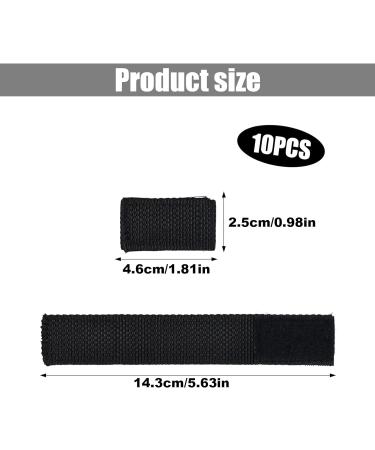 Peutier 10-Pack Belt Loop Holder - Durable Nylon Attachments for 3.81cm Wide Belts | Ideal for Police & Security Accessories - Buy Online on GoSupps.com