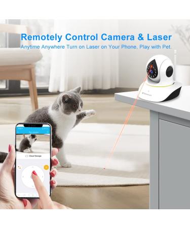 VStarcam Pet Camera with Laser 1080P Night Vision, Motion Alerts, APP Remote Control - Home Security Camera for Pets & Baby - Buy Online on GoSupps.com