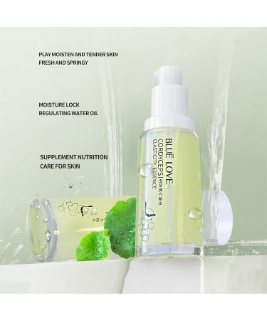 BLUE LOVE Cordyceps Firming Essence is an anti-aging hydrating facial serum designed to improve skin elasticity reduce fine lines and provide deep moisture - Buy Online on GoSupps.com