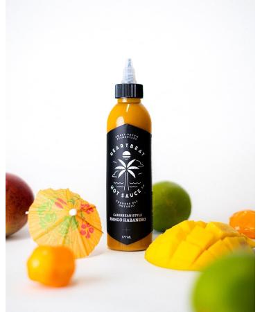 Heartbeat Hot Sauce - Caribbean Style Mango Habanero 177ml - Small Batch & Handmade Vegan Preservative Free (2 Bottles) 177 ml (Pack of 2) - Buy Online on GoSupps.com