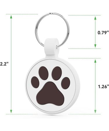 Whoseid QR Code Cat Tag - Modifiable Pet Profile with Emergency Contacts & Location Alerts | Collar Accessory for Medium to Large Breeds - Buy Online on GoSupps.com