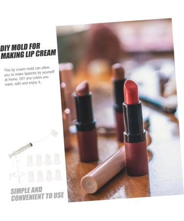 Beavorty 2 Sets Make Your Own Lipstick Lipstick Molds Handmade Lip Cream Molds Cosmetic Lipstick Making Kit Women Girls - Buy Online on GoSupps.com