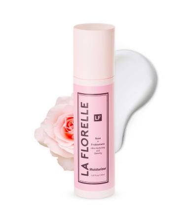 Facial Ultra Hydrating Moisturizer for Face: Get a Youthful Glow with Niacinamide & Rose Water - Clean Vegan & Cruelty-Free Sensitive Skincare