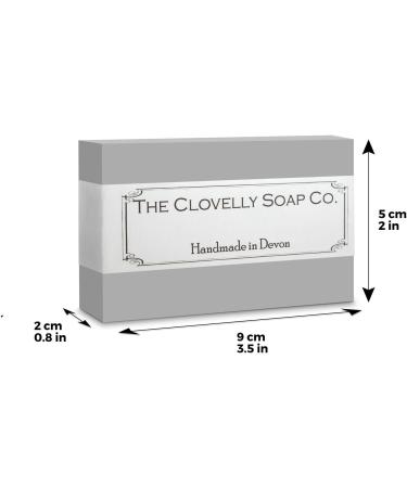 Clovelly Soap Co Natural Handmade Exfoliating Soap Bar with Honey & Oat for all Skin Types 100g - Buy Online on GoSupps.com