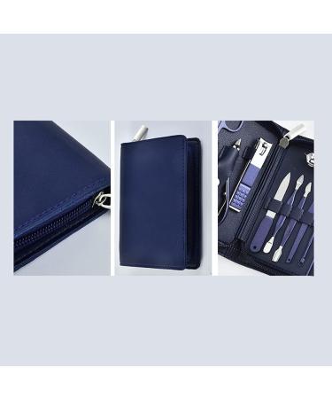 Nail Clippers Set Built-in Nail File Beauty Manicure Portable Man and Woman Stainless Steel Nail Clippers 12-Piece Set Blue - Buy Online on GoSupps.com