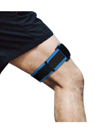 supregear IT Band Strap Adjustable Iliotibial Knee Thigh Hip & ITB Syndrome Compression Wrap Support Breathable Patellar Tendonitis and Osgood Schlatters Stabilizer Brace for Men and Women Blue - Buy Online on GoSupps.com