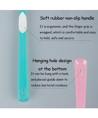 Premium Pink Tongue Cleaner - Gently Remove Bacteria for Effective Oral Health Care | 17x2.5cm Tool for Fresh Breath - Buy Online on GoSupps.com