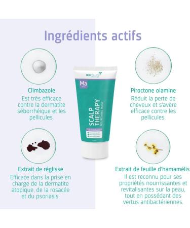 Neofollics Scalp Therapy Noursching Mask - 175 ml - Masque cuir chevelu non gras sans rin age - Nettoie en profondeur et apaise le cuir chevelu - Buy Online on GoSupps.com