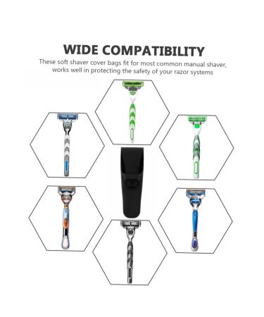 FRCOLOR Silicone Razor Cover - 6 Pack Protective Travel Holder for Hair Razors | Soft & Durable Storage Box - Buy Online on GoSupps.com