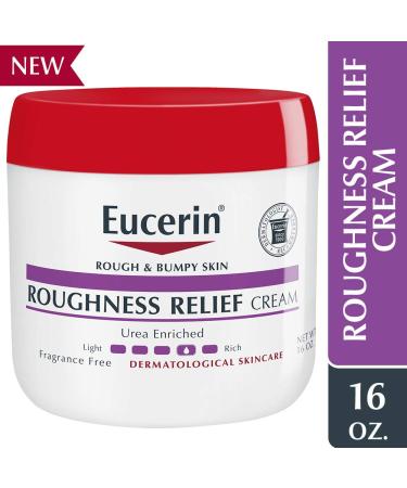 Eucerin Roughness Relief Cream 16 oz - Fragrance Free | Intensive Moisturizer for Dry Skin - Buy Online on GoSupps.com