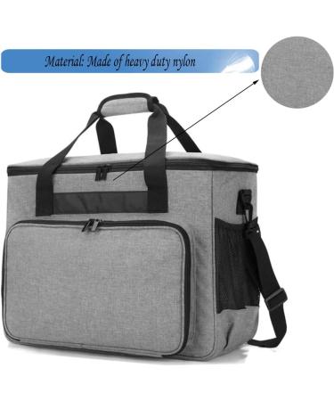 HomDSim Universal Sewing Machine Carrying Case - Portable Oxford Fabric Tote Bag with Shoulder Strap and Pockets for Accessories - Buy Online on GoSupps.com