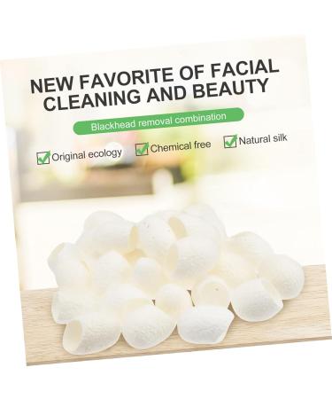 Mipcase 100pcs Anti Silkworm Facial Bandana - Natural Silk Cocoons Exfoliator & Face Scrub | Beauty Care for Men - Buy Online on GoSupps.com