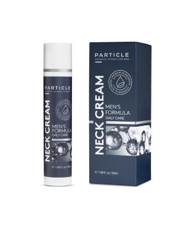 Particle Neck Cream for Men - Neck Firming Cream, Lift and Moisturize The Neck | Use on Saggy Skin or Turkey Neck | Anti Aging Triple Action Neck Cream with Collagen, Hyaluronic Acid, Retinol (50 ml)