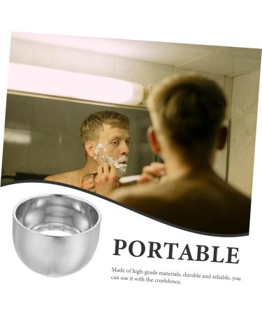 Premium Double-Walled Stainless Steel Shaving Cup | Wioneky Shaving Foam & Razor Travel Set for Men - Buy Online on GoSupps.com