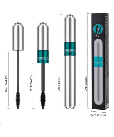 Eyelash Makeup Waterproof Lengthening Mascara | Volumizing Natural Looking Mascara Dramatic Lash Mascara Volume Length Mascara for Traveling Home Gatherings  - Buy Online on GoSupps.com
