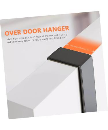Alipis Space Aluminum Door Hanger Coat Hangers Wall-Mounted Coat Rack Door Hooks On The Door Bathroom Door - Buy Online on GoSupps.com