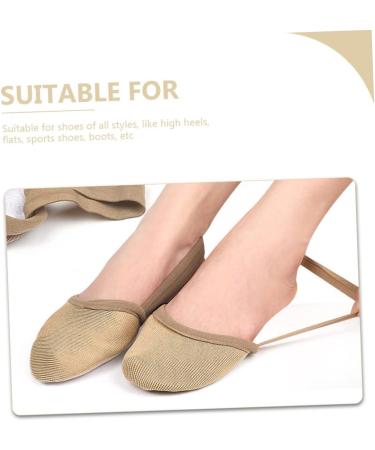 Buy MAGICLULU Half Palm Toe Sleeve Socks - Mens Low Cut Jazz Shoes Insoles & Non-Slip Forefoot Cushions for High Heels - Comfortable & Stylish Footwear - Buy Online on GoSupps.com