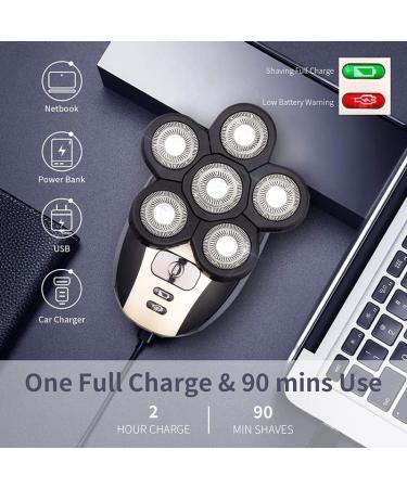 Premium 5-in-1 Electric Razor for Men | Waterproof Shaver Hair Trimmer & Nose Hair Groomer - Rechargeable USB - Buy Online on GoSupps.com