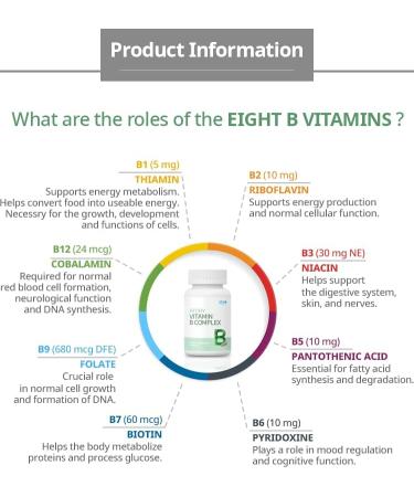 Atomy Vitamin B Complex Vegan Gluten Free Non GMO - Buy Online on GoSupps.com