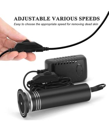 Upgraded Electric Callus Remover for Feet - Adjustable Speed Professional Foot File & Grinder | 60 Replaceable Sandpaper - Perfect Pedicure Tool - Buy Online on GoSupps.com
