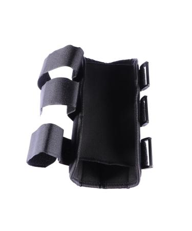 Buy Left Black Wrist Support Brace & Splint - Fixed Sleeve for Pain Relief | International Shipping Available - Buy Online on GoSupps.com
