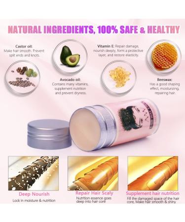 AnWoor Hair Pomade Stick - Non-greasy Smoothing Wax Stick for Flyaways - 2.7 Ounce - Buy Online on GoSupps.com