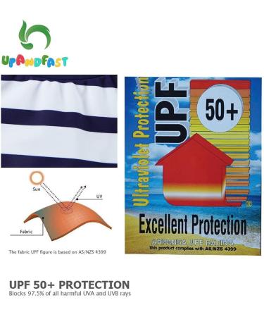 UPF 50+ Baby Boy Swimwear Set with Sun Hat | Navy Stripe | 2-3 Years - Buy Online on GoSupps.com