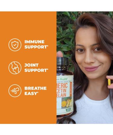 Quercetin with Bromelain & Turmeric Curcumin & Complete Multivitamin for Men - Buy Online on GoSupps.com