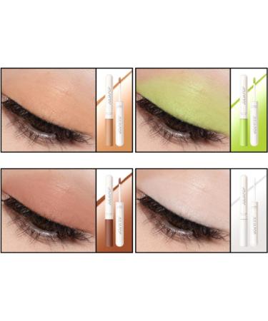 Eyeshadow Primer 4 Colors Matte Liquid Eyeshadow for Smooth | Cream Eyeshadow Primer Waterproof Long Lasting Eye Brightener Highlighter Blusher Eye Shadow Makeup for Women/v - Buy Online on GoSupps.com