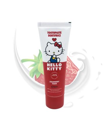 Hello Kitty toothpaste Take Care Strawberry (50 ml) - Children's toothpaste - toothpaste white teeth - toothpaste with Hello Kitty toothpaste 50 ml (1 Pack)