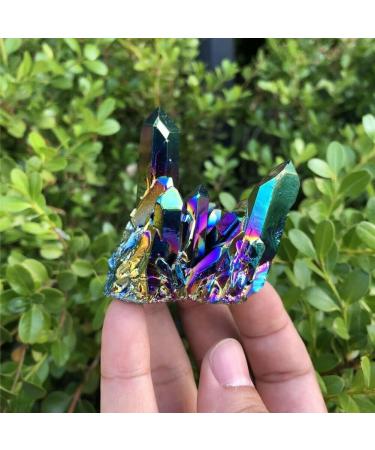 Home Decor Natural Quartz Rainbow Titanium Cluster Crystals Stone for Specimen Decor Gift Gifts Natural Crystal (Size : 50g) Crystal Cluster (Size : 15g) - Buy Online on GoSupps.com