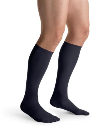 Jobst Travel travel socks for women and men - helps to prevent travel thrombosis - soft breathable thanks to 33% cotton content navy size 2 navy 2