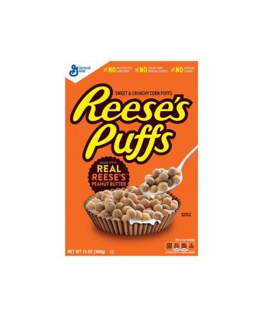 Reese's Puffs Cereal Corn Puffs 13 oz (pack of 3)