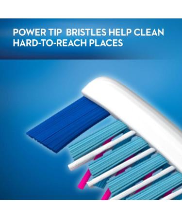 Oral-B CrossAction Deep Reach Soft Toothbrushes - 4 Count Pack - Buy Online on GoSupps.com