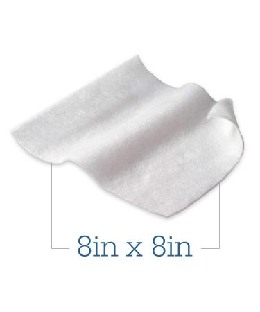 Stryker Sage Essential Bath Cleansing Washcloths - 48 Fresh Scented No-Rinse Wipes | Hypoallergenic, Ultra-Soft Cloths - 6 Packs - Buy Online on GoSupps.com