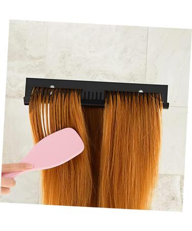 HAPINARY Wig Display Stand Wig Stand Portable Clothes Rack Extensions Extension Holder Portable Garment Rack Wig Storage Rack Acrylic Monitor Stand Coat Hanger Hair Resin 30X6CM Black - Buy Online on GoSupps.com