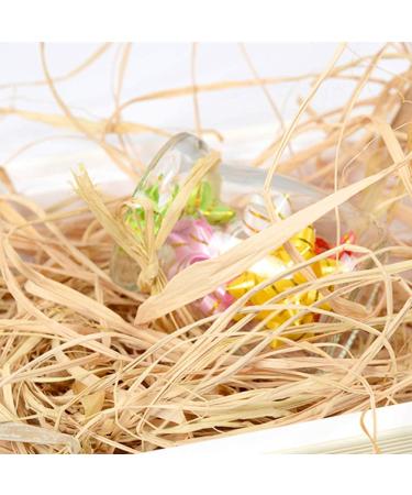 Natural Raffia Paper Christmas Raffia Ribbon for Florist Bouquets Decoration Crafts Raffia Ribbon 2X 50g brown - Buy Online on GoSupps.com