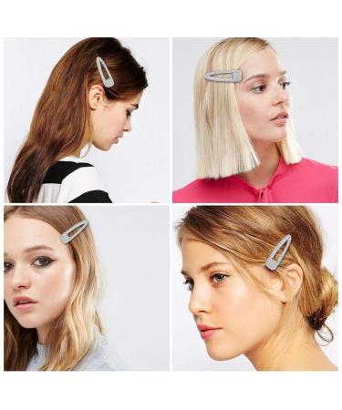 2PCS Gold Glitter Rhinestone Hair Clips for Women | Stylish Hair Accessories for Girls - Buy Online on GoSupps.com