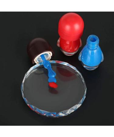 2PCS Nail Art Painting Glass Board - Color Toning Palette for Makeup Display and Cosmetic Mixing Tools - Buy Online on GoSupps.com