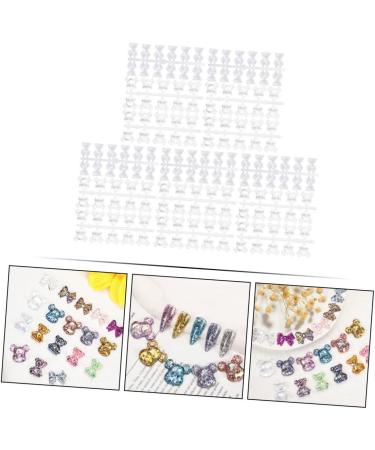 HONMEET 3 Nail Tools Nail Polish Tools Manicure Tools Bear Nail Color Display Tool Clear Nail Color Displaying Tool Bow Nail Color Displaying Tool Play Board Sample Bear Bow Tie - Buy Online on GoSupps.com