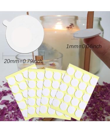 400Pcs Candle Wick Stickers - Heatproof Wax Adhesive for DIY Candle Making - Buy Online on GoSupps.com