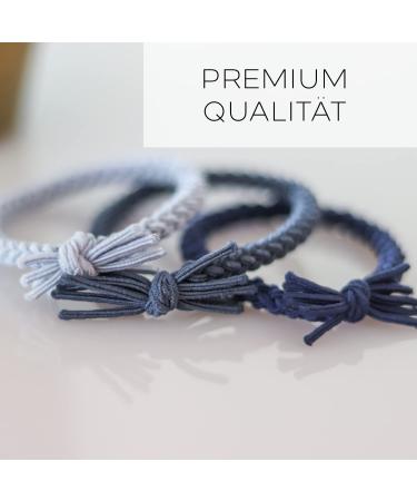 Buy Reskthetic High-Quality Blue Braided Hair Tie - Tearproof Perfect Hold & Hair-Friendly - Buy Online on GoSupps.com