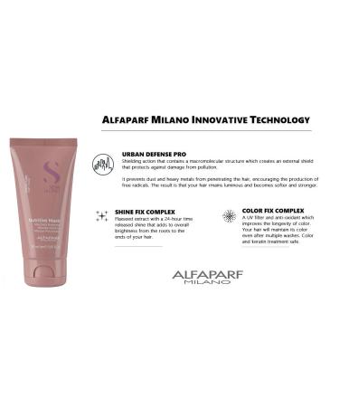 Alfaparf Milano Semi Di Lino Moisture Nutritive Travel Size Mask 1.69 fl. oz - Buy Online on GoSupps.com